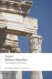 book Cicero Defence Speeches