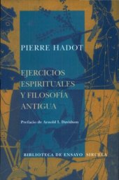 book Ejercicios Espirituales y Filosofía Antiqua