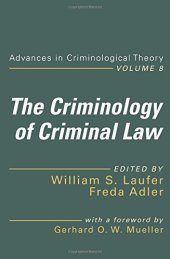 book The Criminology of Criminal Law