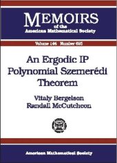 book An Ergodic IP Polynomial Szemeredi Theorem