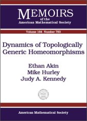 book Dynamics of Topologically Generic Homeomorphisms