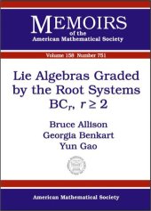 book Lie Algebras Graded by the Root Systems BCr, r(Greater Than Or Equal To)2, vol. 158, number 751