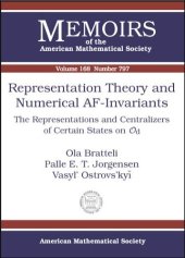 book Representation Theory and Numerical AF-Invariants