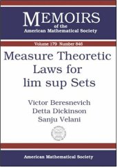 book Measure Theoretic Laws for Lim Sup Sets