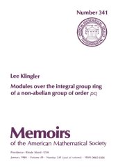 book Modules over the Integral Group Ring of a Non-Abelian Group of Order Pq