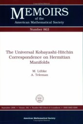 book The Universal Kobayashi-hitchin Correspondence on Hermitian Manifolds