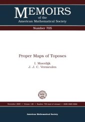 book Proper Maps of Toposes