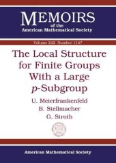 book The Local Structure for Finite Groups with a Large hBSubgroup