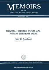book Hilbert’s Projective Metric and Iterated Nonlinear Maps
