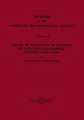 book Decay of Solutions of Systems of Nonlinear Hyperbolic Conservation Laws