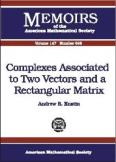 book Complexes Associated to Two Vectors and a Rectangular Matrix