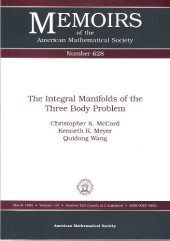 book The Integral Manifolds of the Three Body Problem