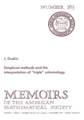 book Simplicial Methods and Interpretations of Triple Cohomology