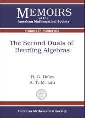 book The Second Duals of Beurling Algebras