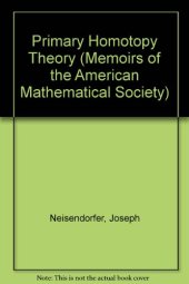 book Primary Homotopy Theory