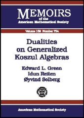 book Dualities on Generalized Koszul Algebras