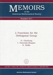 book L Functions for the Orthogonal Group