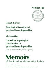 book Topological Invariants of Quasiordinary Singularities