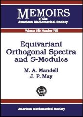 book Equivariant Orthogonal Spectra and S-Modules