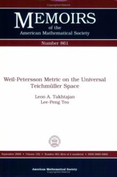 book Weil-petersson Metric on the Universal Teichmuller Space