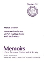 book Measurable Selectors of Pca Multifunctions With Applications