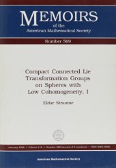 book Compact Connected Lie Transformation Groups on Spheres With Low Cohomogeneity, I