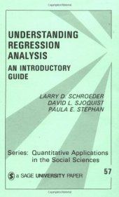 book Understanding Regression Analysis: An Introductory Guide