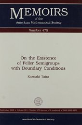 book On the Existence of Feller Semigroups With Boundary Conditions