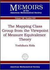 book The Mapping Class Group from the Viewpoint of Measure Equivalence Theory