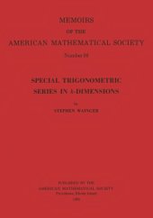 book Special Trigonometric Series in K Dimensions