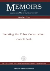 book Iterating the Cobar Construction