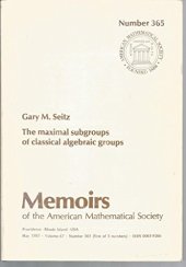 book Maximal Subgroups of Classical Algebraic Groups