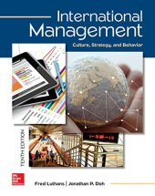 book International Management: Culture, Strategy, and Behavior