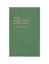 book Measure, Lebesgue Integral And Hilbert Space