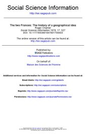 book [Article] The Two Frances: The History of a Geographical Idea