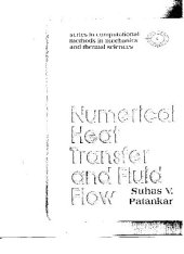 book Numerical Heat Transfer And Fluid Flow