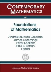 book Foundations of Mathematics: Logic at Harvard Essays in Honor of W. Hugh Woodin’s 60th Birthday March 27-29, 2015 Harvard University, Cambridge, MA