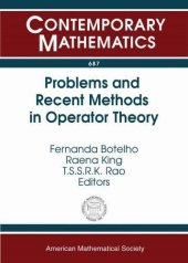 book Problems and Recent Methods in Operator Theory