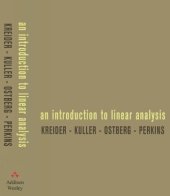 book An Introduction to Linear Analysis