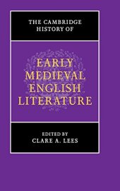 book The Cambridge History of Early Medieval English Literature