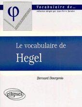 book Le Vocabulaire de Hegel