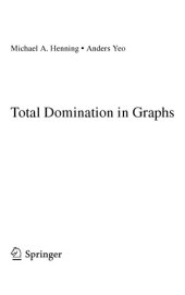 book Total Domination in Graphs