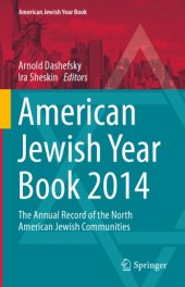 book American Jewish Year Book 2014  The Annual Record of the North American Jewish Communities