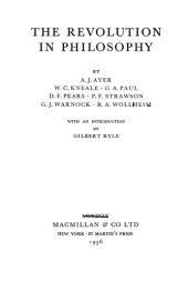 book The Revolution in Philosophy