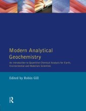 book Modern Analytical Geochemistry: An Introduction to Quantitative Chemical Analysis Techniques for Earth, Environmental and Materials Scientists