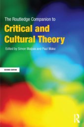 book The Routledge Companion to Critical and Cultural Theory