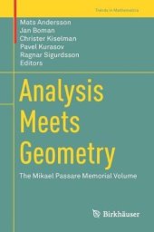 book Analysis Meets Geometry: The Mikael Passare Memorial Volume