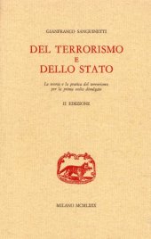 book Del Terrorismo e dello Stato. La teoria e la pratica del terrorismo per la prima volta divulgate