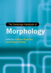 book The Cambridge Handbook of Morphology