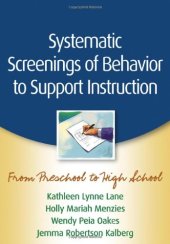 book Systematic Screenings of Behavior to Support Instruction: From Preschool to High School